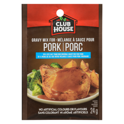 Club House Mélange À Sauce Pour Porc, Moins De Sel 24 g, 10,37 $/100g