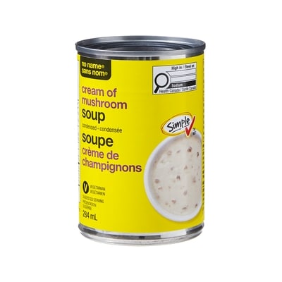 Sans Nom Soupe condensée crème de champignons 284 ml, 0,35 $/100ml