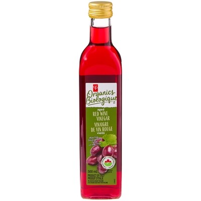 PC Biologique Vinaigre de vin rouge vieilli Biologique 500 ml, 1,20 $/100ml