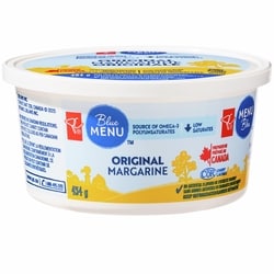 PC Blue Menu Blue Menu Original Margarine 454 g, $0.99/100g