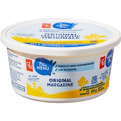 PC Blue Menu Blue Menu Original Margarine 454 g, $0.99/100g