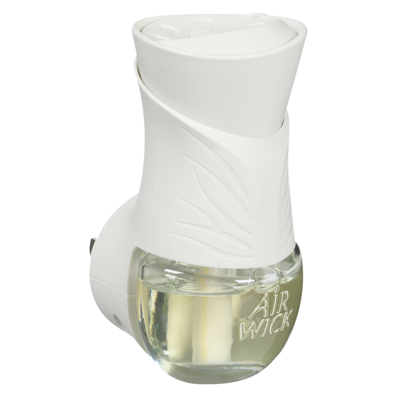 Plug-in Air Freshener, Scented Oil Kit, Crisp Linen, 1 Plug-in + 1 Refill