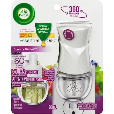 Air Wick Air Freshener, Scented Oil, Country Berries, 1 Plug-in + 1 Refill 1 ea, $5.00/1ea