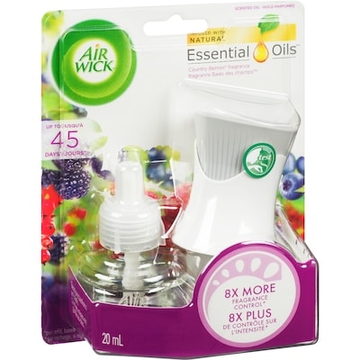 Assainisseur d'air à brancher Freshmatic, Recharges d'huile parfumée, Baies des champs, 1+1