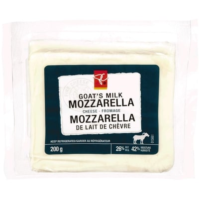 President's Choice Goat's Milk Mozzarella 200 g, $4.85/100g