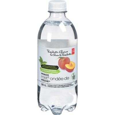 President's Choice Peach Mist Naturally Fruit-Flavoured Water Beverage 6x500.0 ml, $0.18/100ml
