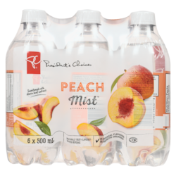 President's Choice Peach Mist Naturally Fruit-Flavoured Water