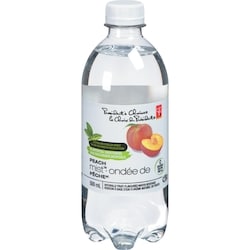 le Choix du Président Boisson à base d'eau naturellement aromatisée aux fruits, ondée de pêche 6x500.0 ml, 0,18 $/100ml