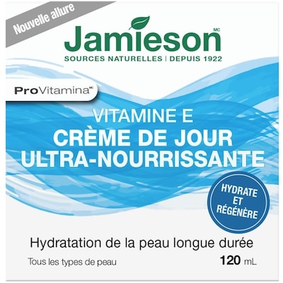 Jamieson Vitamine E Crème de Jour Ultra-Nourrissante 120 ml, 6,24 $/100ml