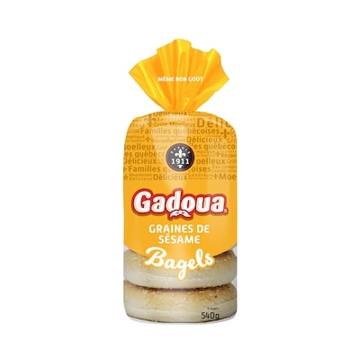Gadoua Bagels aux graines de sésame 90 g, 0,72 $/100g