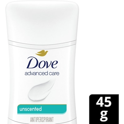 Dove Advanced Care Unscented Deodorant for Women 45 g, $13.33/100g