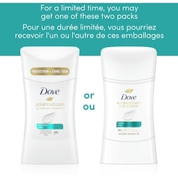 Dove Advanced Care Unscented Deodorant for Women - 45 g | Zehrs