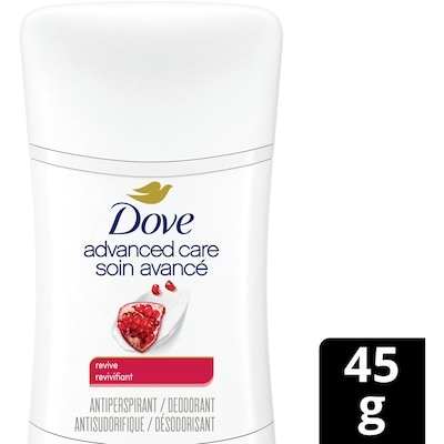 Dove Soin Avancé Antisudorifique revivifiant 45 g, 14,07 $/100g