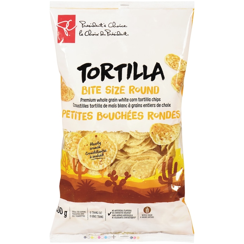Bite Size Round Tortilla Chips