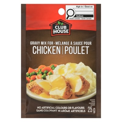 Club House Mélange Á Sauce Pour Poulet 25 g, 9,96 $/100g