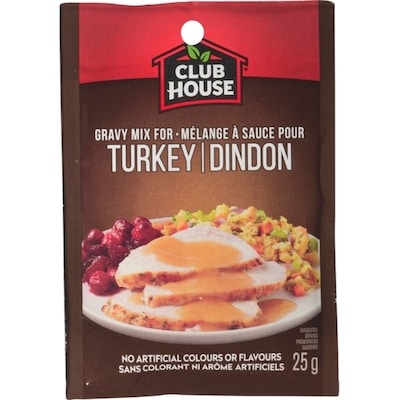 Club House Turkey Gravy Mix 25 g, $5.96/100g