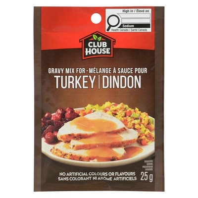 Club House Mélange Á Sauce Pour Dindon 25 g, 9,16 $/100g