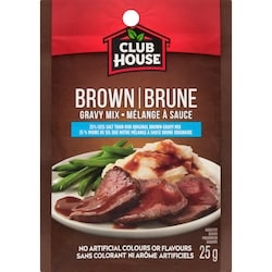 Brown, 25% Less Salt Gravy Mix