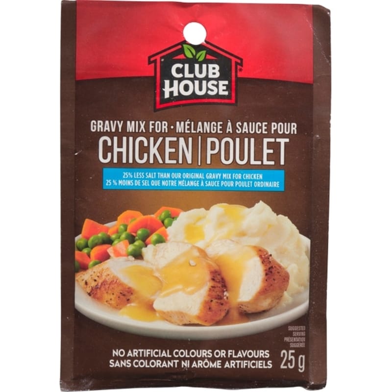 Chicken, 25% Less Salt Gravy Mix