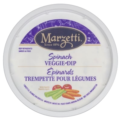 Trempette aux épinards pour légumes