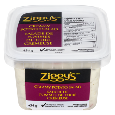 Ziggy's Creamy Potato Salad 454 g, $0.77/100g