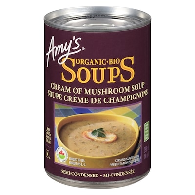 Amys Organic Soup, Cream Of Mushroom 398 ml, $1.38/100ml