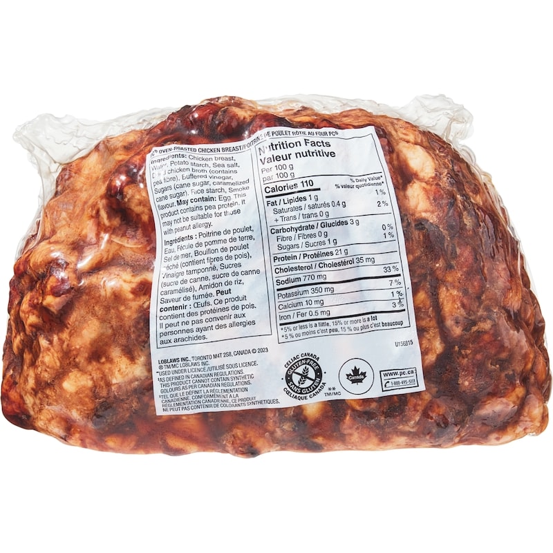 Oven Roasted Chicken Breast (Thin Sliced)