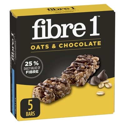 Fibre 1 Chewy Bars, Oats & Chocolate 175 g, $2.14/100g