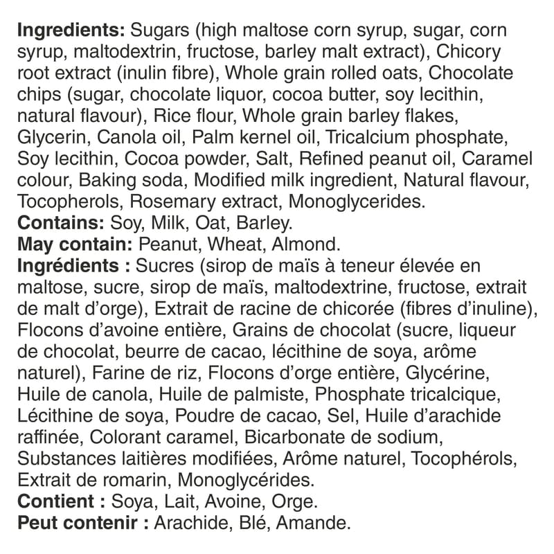 Chewy Bars, Oats & Chocolate