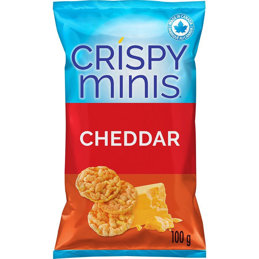 Quaker Galettes de riz brun Crispy Minis Cheddar 100 g, 4,49 $/100g