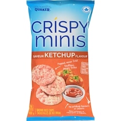 Quaker Crispy Minis Croustilles de riz brun Saveur Ketchup 100 g, 4,29 $/100g