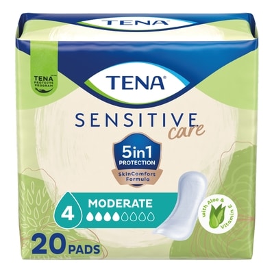 Tena Sensitive Care Moderate Incontinence Pads 20ct 20 ea, $0.45/1ea