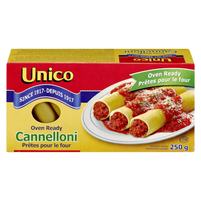 Unico Cannelloni prêts pour le four 250 g, 1,40 $/100g