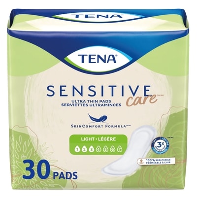 Tena Sensitive Care Ultra Thin Incontinence Pads 30ct 30 ea, $0.32/1ea