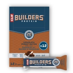 CLIF BUILDERS Protein Bars Chocolate Peanut Butter Flavour Pack of 12 12x68.0 g, $4.17/100g