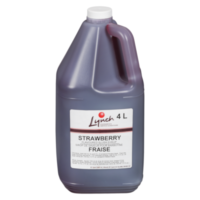 Lynch Sirop fraise 4 l, 0,55 $/100ml