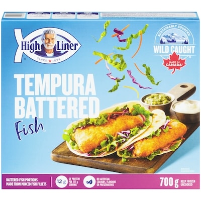 High Liner Tempura Battered Fish 700 g, $1.57/100g
