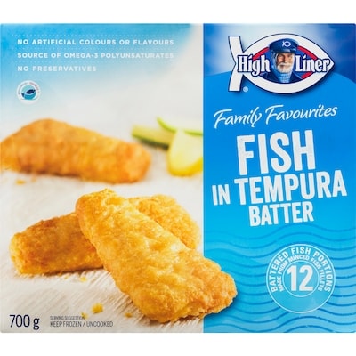 Filets en pâte tempura