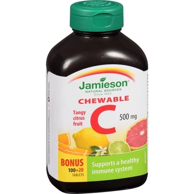 Chewable Vitamin C 500 mg Citrus Fruit Flavour