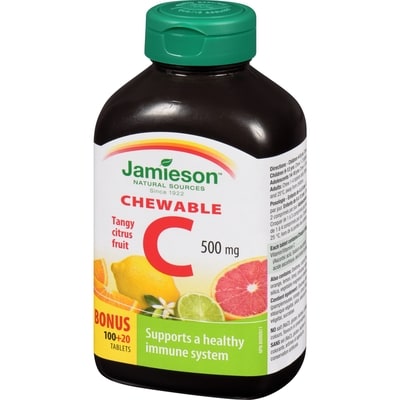 Chewable Vitamin C 500 mg Citrus Fruit Flavour