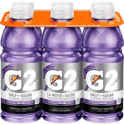 Gatorade G2, Grape  6x591.0 ml, $0.23/100ml