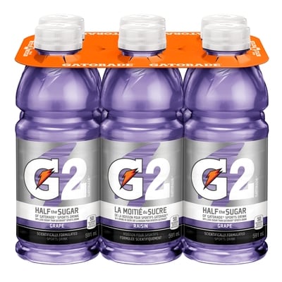Gatorade Boisson G2 raisin 6x591.0 ml, 0,23 $/100ml