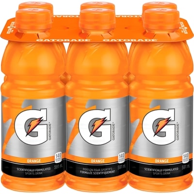 Gatorade Gatorade Orange Boisson désaltérante pour sportifs 6x591.0 ml, 0,23 $/100ml