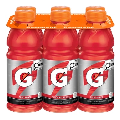 Gatorade Fruit Punch Sports Drink  6x591.0 ml, $0.23/100ml