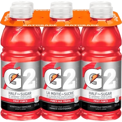 Gatorade G2, Fruit Punch  6x591.0 ml, $0.23/100ml