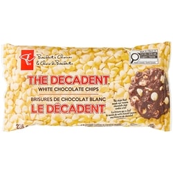 President's Choice The Decadent White Chocolate Chips 226 g, $2.65/100g