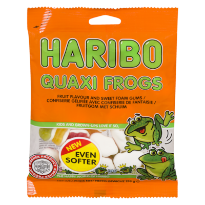 Haribo Kosher Mini Rainbow Frogs Gummi Candy 150 g, $4.86/100g