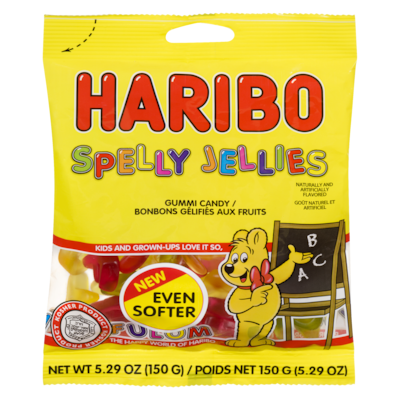Haribo Kosher Alphabet Letters Gummi Candy 150 g, $4.86/100g