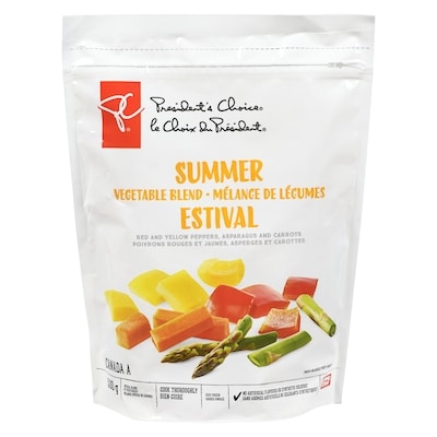President's Choice Summer Vegetable Blend  500 g, $0.96/100g