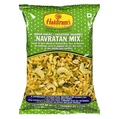 Haldiram’s Casse-croûte Hara chiwda 150 g, 1,33 $/100g